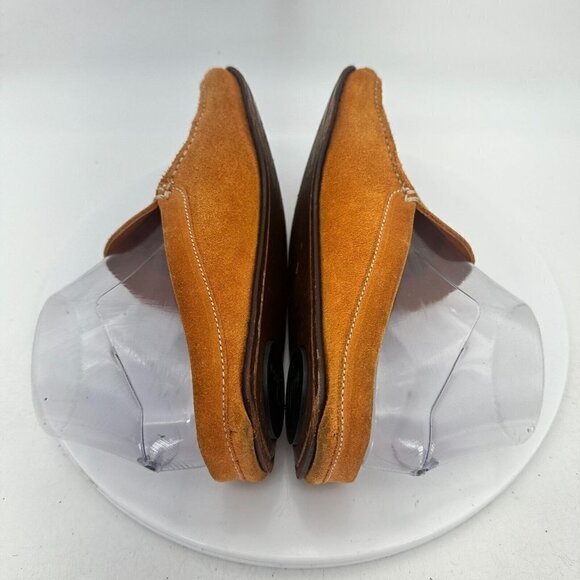 Car Shoe Suede Women Size 6 EU 36.5 Slide Slip On Shoes Brown Marchio Registrato - Picture 8 of 14